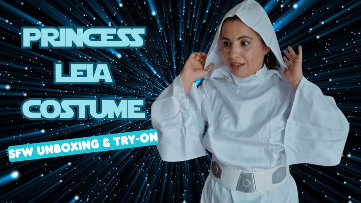 SFW Princess Leia Costume Unboxing and Try-On