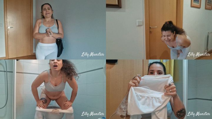 Step-Mom's Pee Desperation And Accidental Wetting