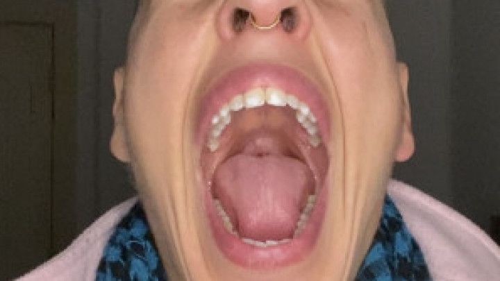 yawning in the evening