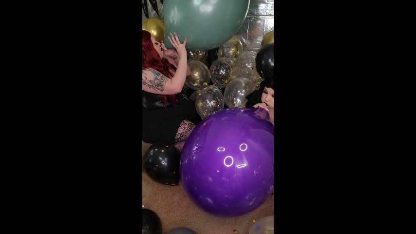 b2p race with huge 24" balloons