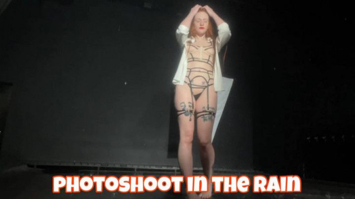 photoshoot in the rain