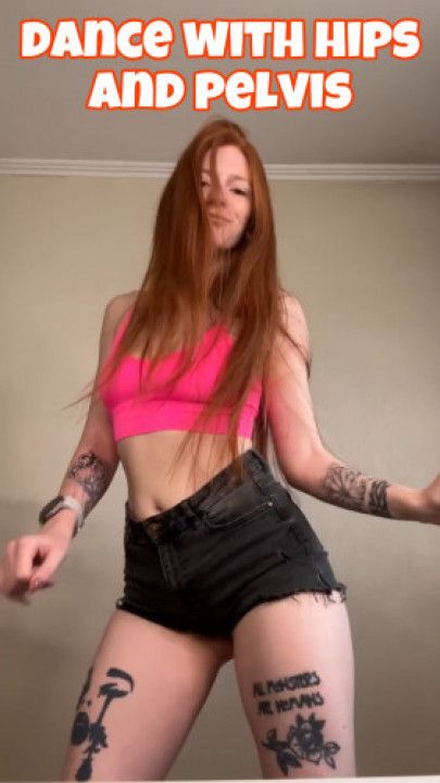 Dance with hips and pelvic