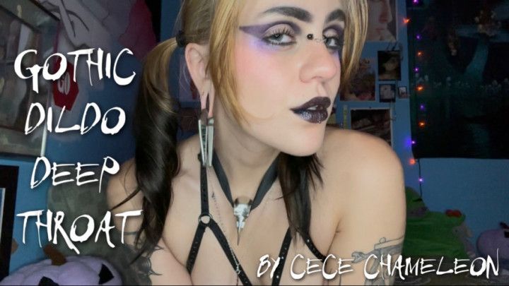 gothic dildo deep throat