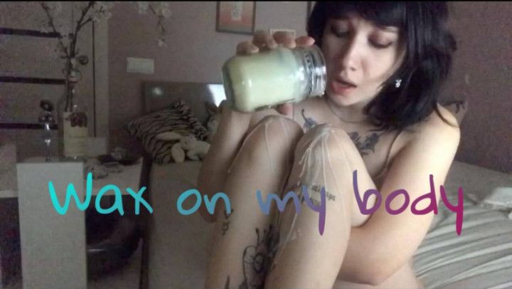 stepsister applied wax to her delicate body