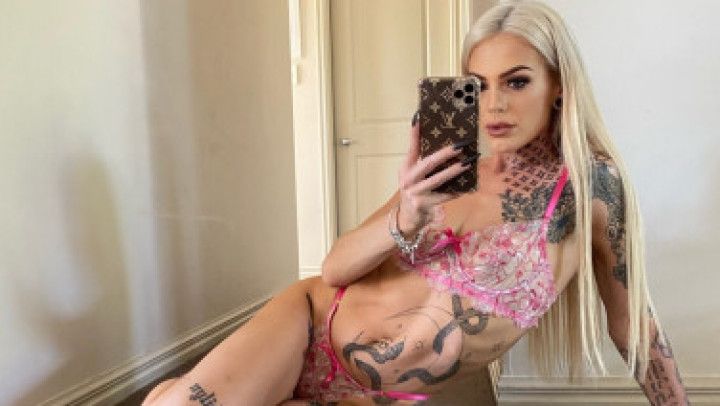 tatted blonde barbie is here for you