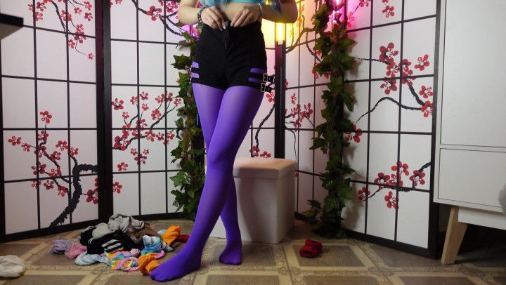 SWF Trying on Tights