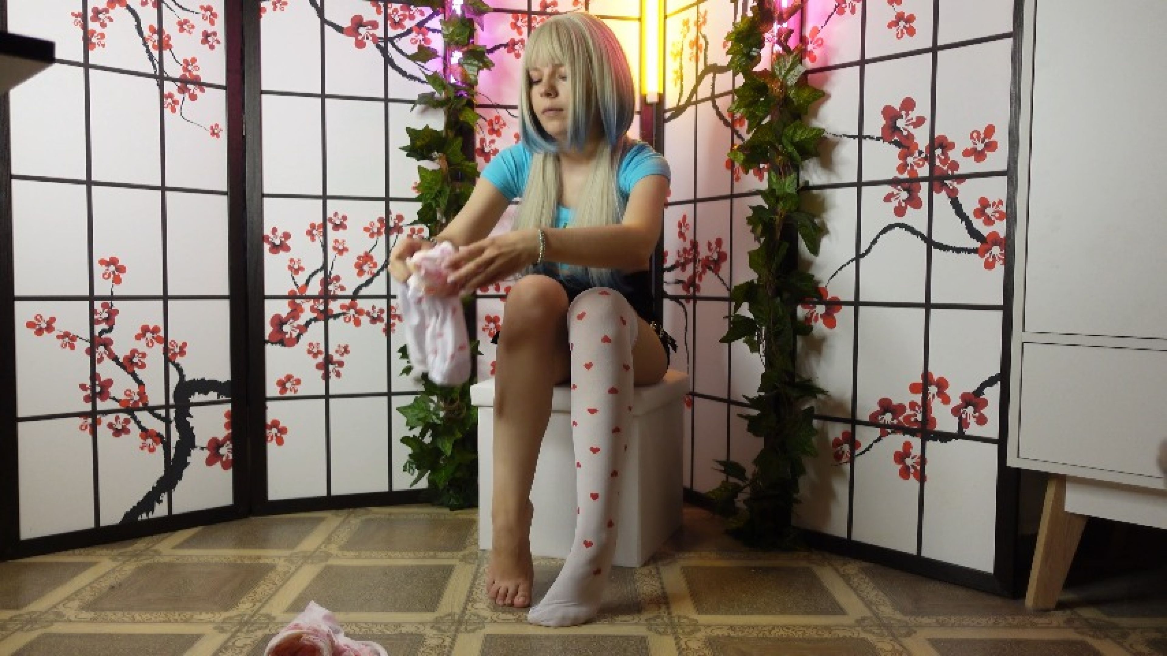 SFW Trying on Stockings Part 2