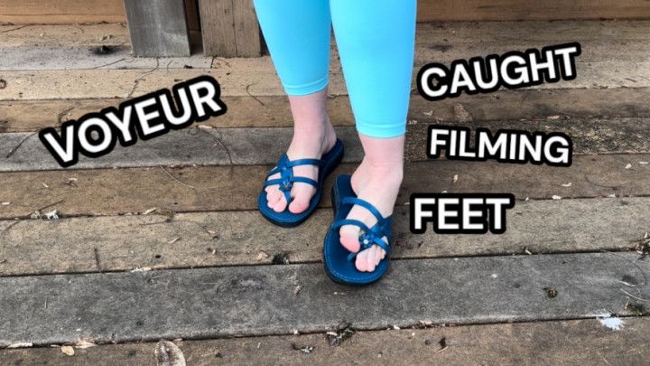 Voyeur Caught Filming Feet