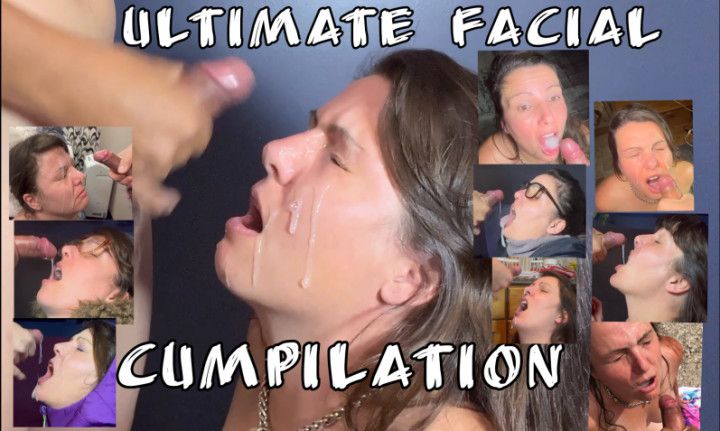 Ultimate COMPILATION Facial Cum In Mouth Wet