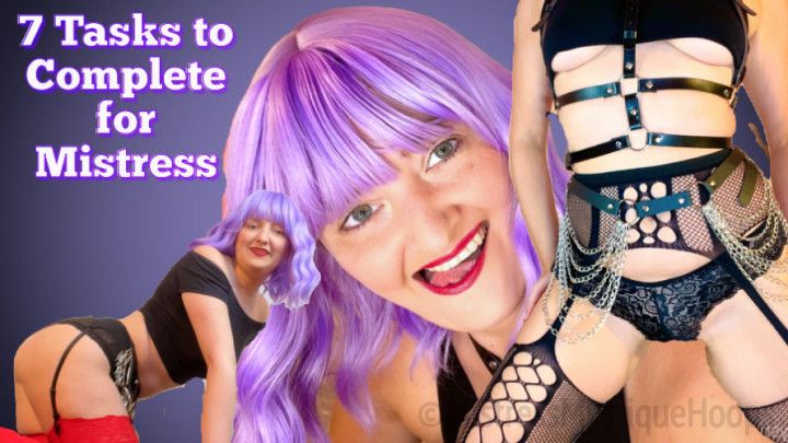 7 Tasks to Complete for Mistress - Female Domination Femdom