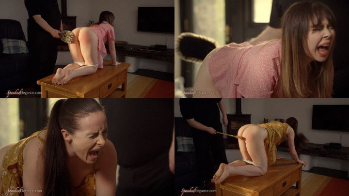 Cherry and Keira Spanked For Misbehaving At The Races