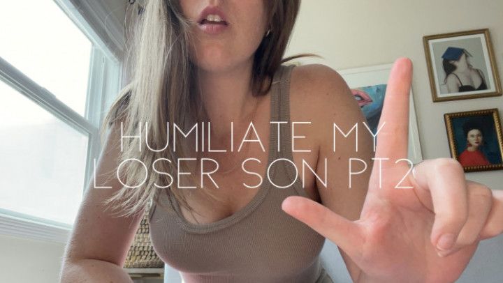 step-Mom humiliates step-son pt 2