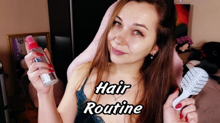 Soft Hair Care Routine | Shine Mist & Gentle Brushing
