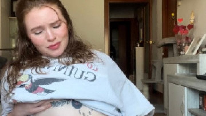 Danger wank in the living room before my housemate gets home