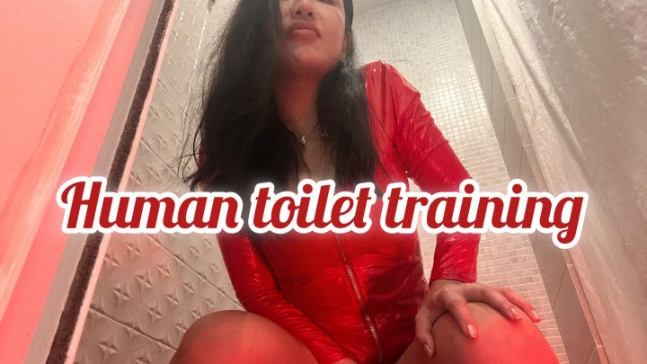 Human toilet training