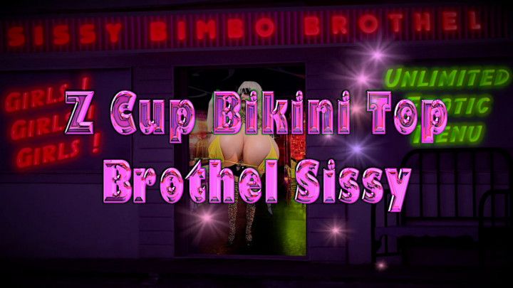 Z Cup Bikini Top Brothel Sissy
