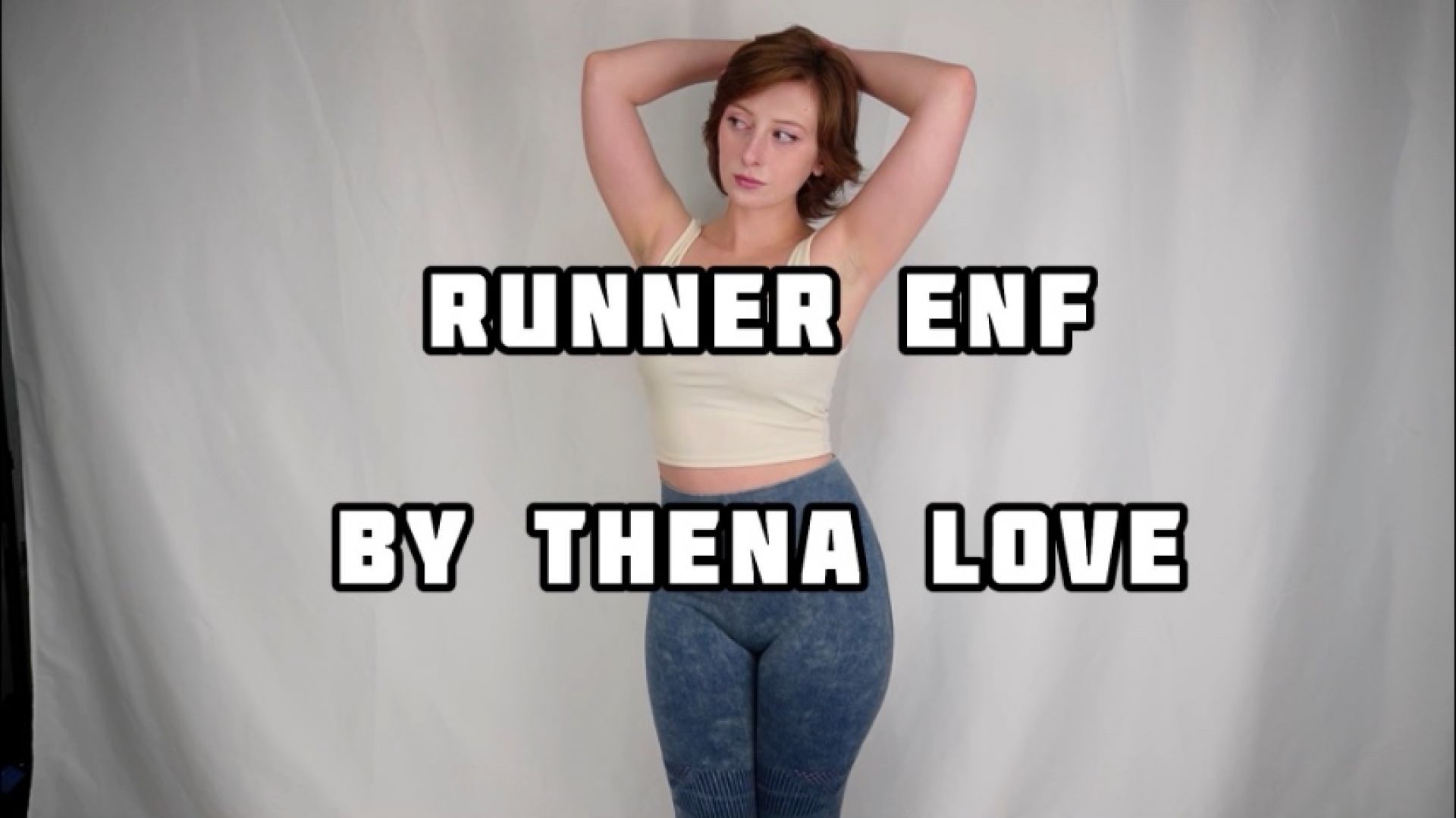 Embarrassed Naked Female Running Woman ENF