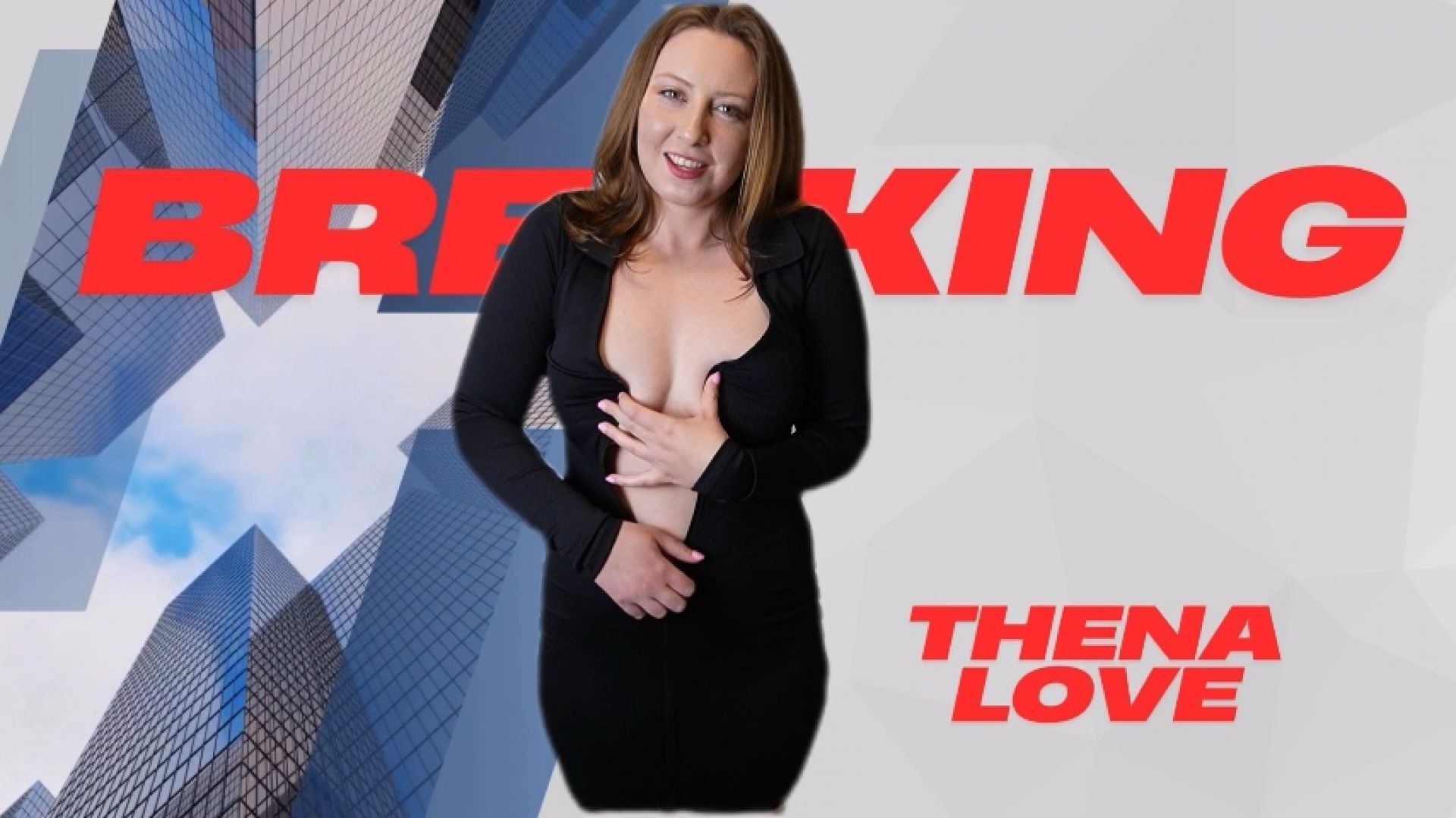 Breaking News! Embarrassed Naked Female Weather Lady