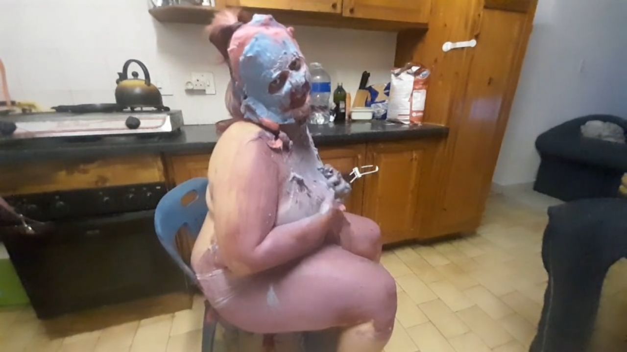 Pie squashing and pie in the face