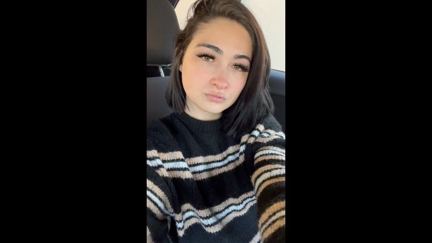 Car Masturbation Selfie