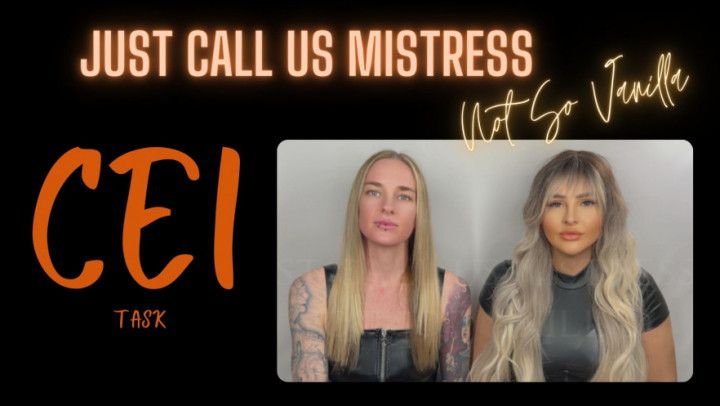 CUM EATING INSTRUCTION - CEI - TASK