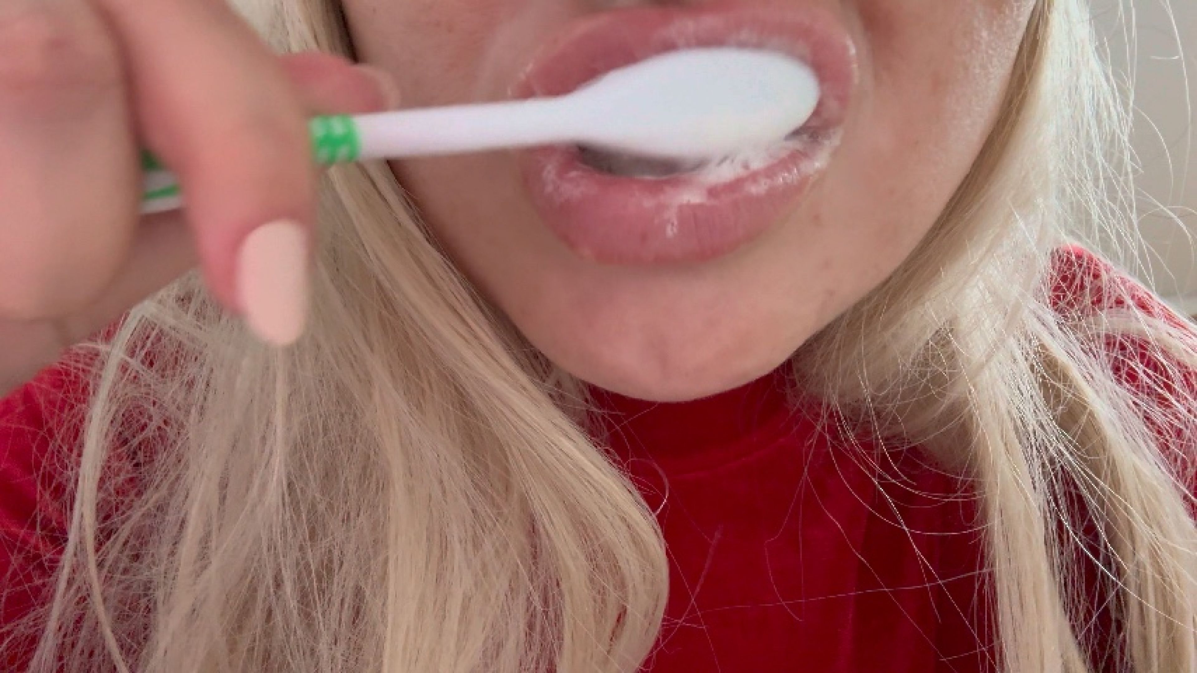 Dental Fetish Toothbrushing