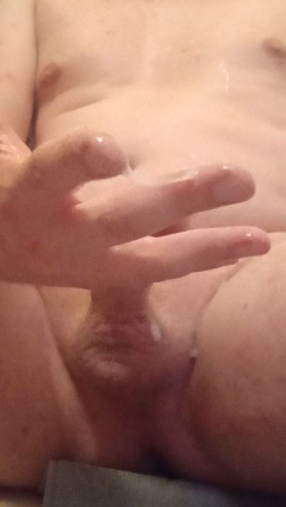 Jerking My Hard Cock Until I Cum All Over Myself