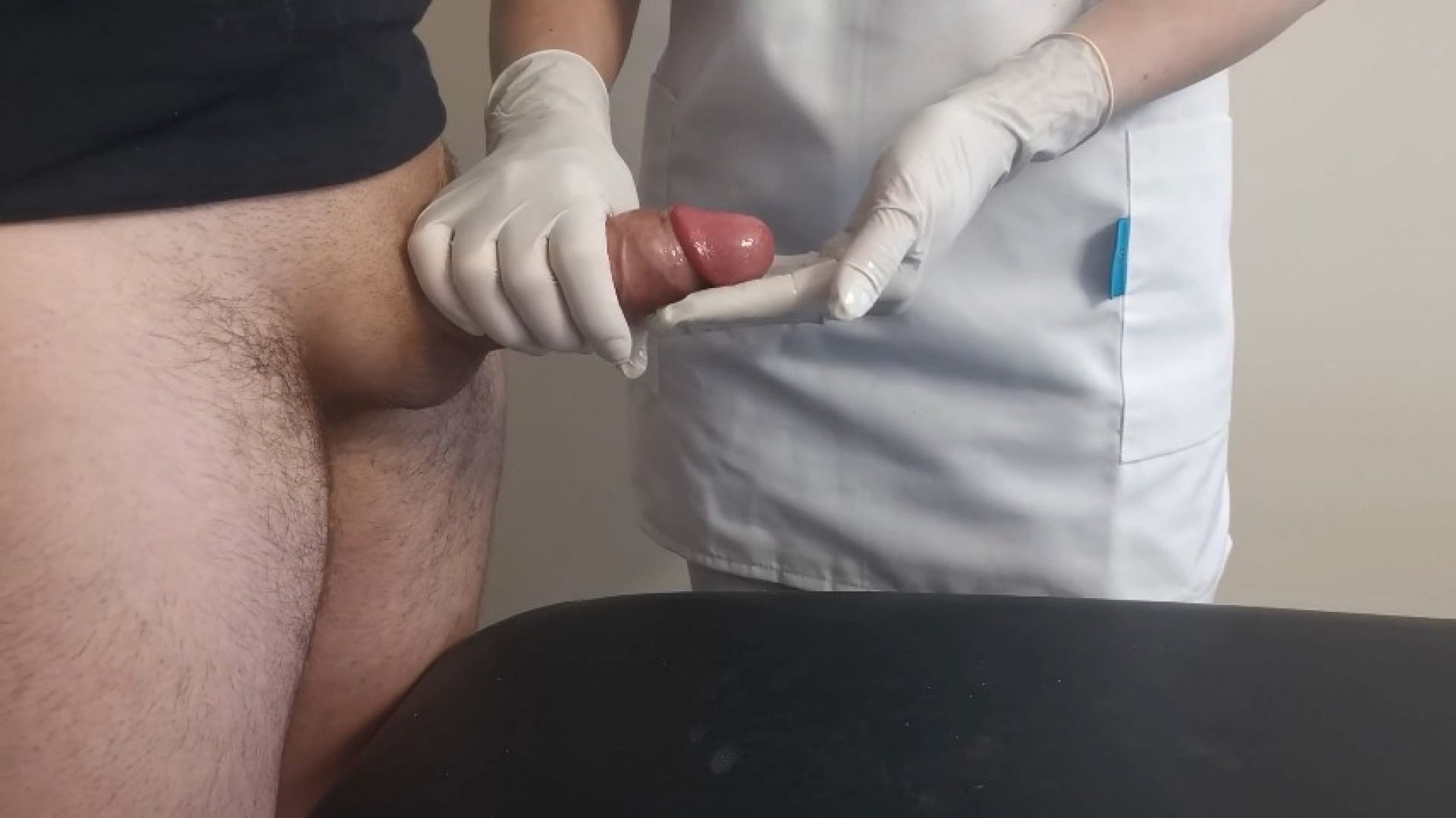 Nurse cum extraction with gloves