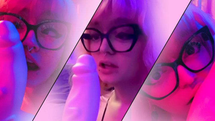 Huge Dildo Blowjob POV