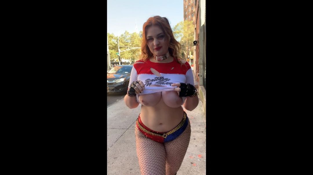 18yo Abigaiil Morris- Public Flashing Compilation