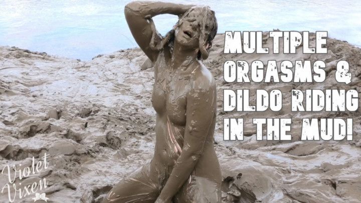 Naked Mud Dildo Multiple Orgasms