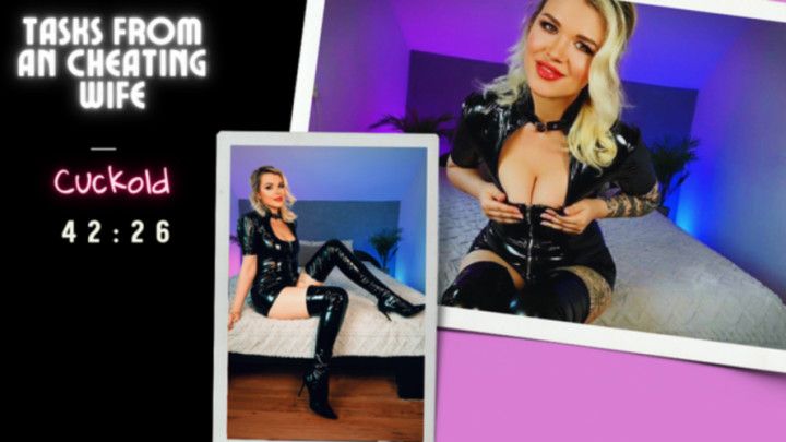 Tasks from an cheating wife. Cuckold