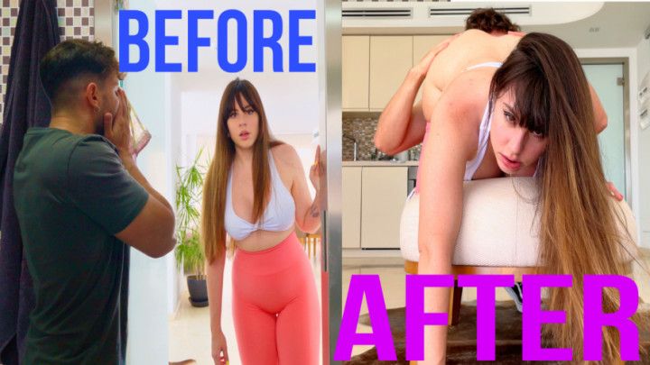 My step-sister caught me sniffing her dirty thong