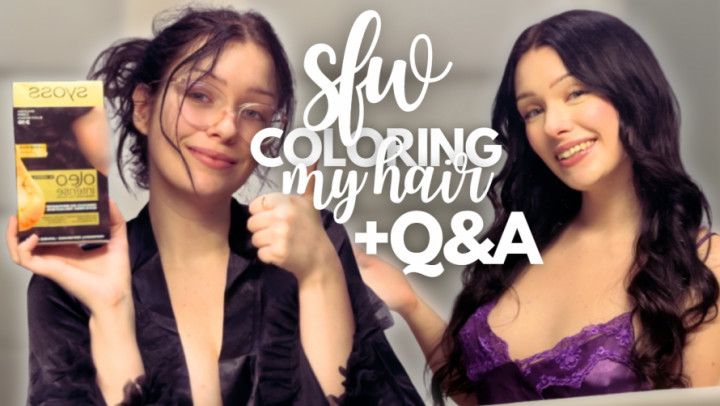 Coloring My Hair + Q&amp;A