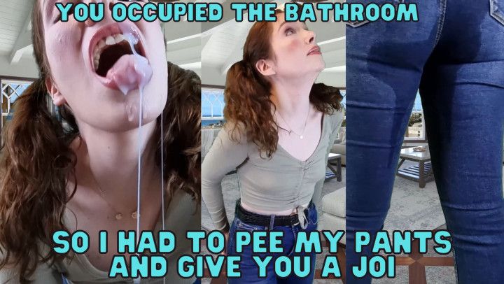 step-Sister JOI while you are in the Bathroom