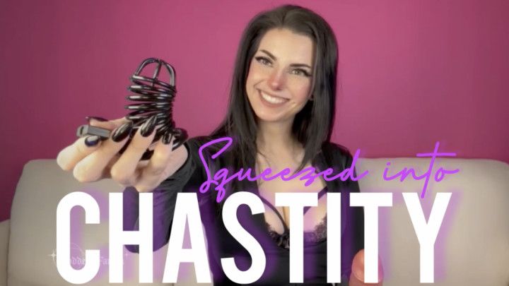 Squeezed Into Chastity