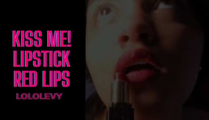 latina red lipstick fetish