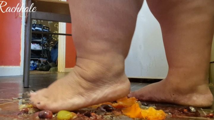 Worship my dirty juicy fat girl feet