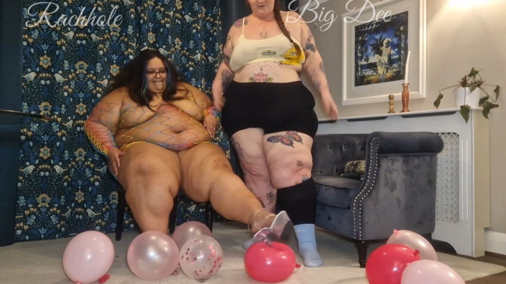 Ssbbw Balloon Pop