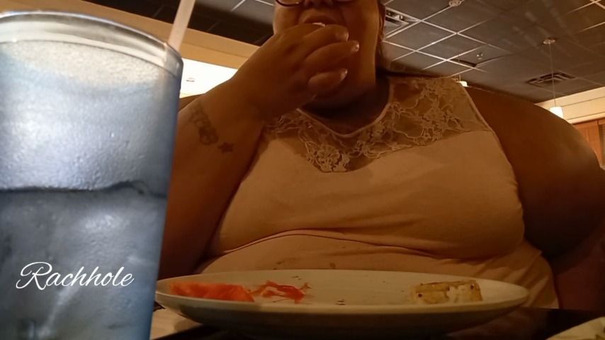 Filling up at the buffet