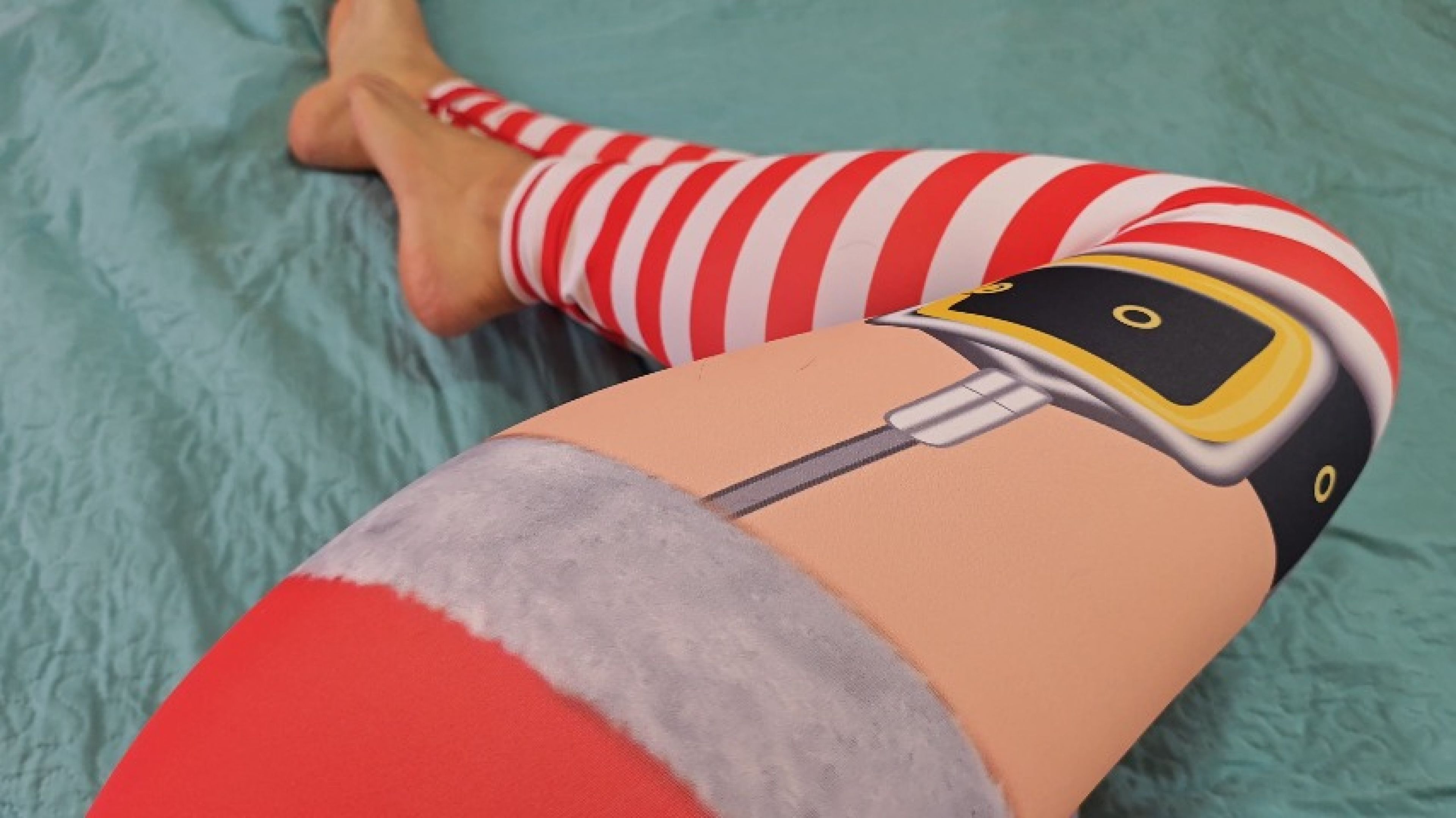 Showing Off My Funny Christmas Leggings