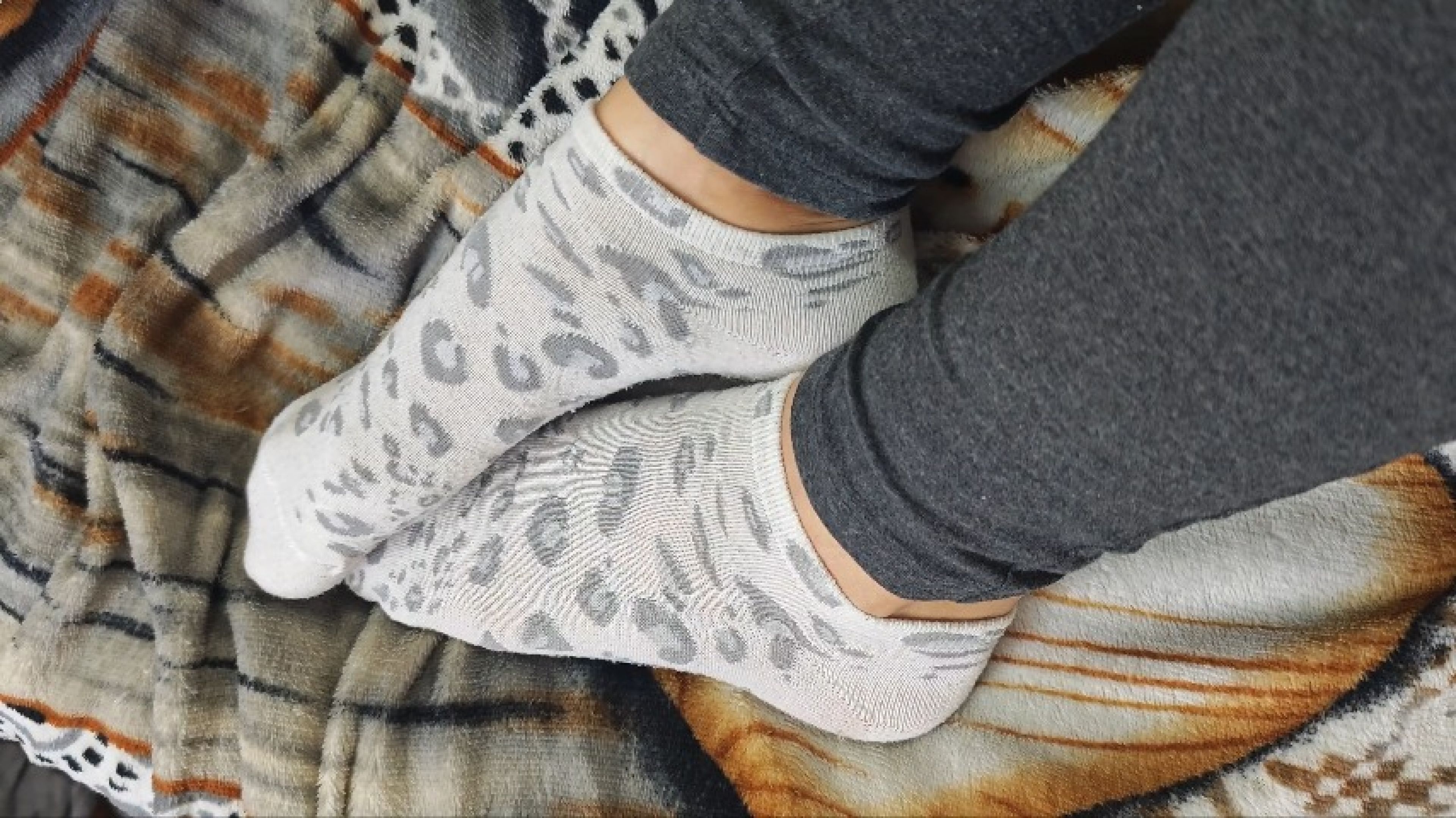 Feet in socks