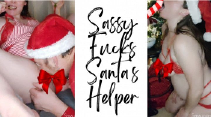 Sassy Fucks Santa's Helper