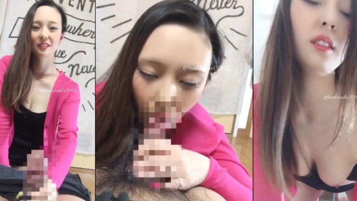 Japanese wife backsex after blowjob