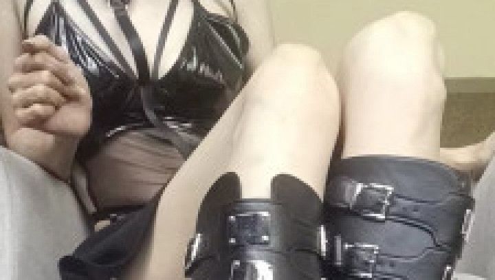 Sadistic Brat Platform Boots Worship