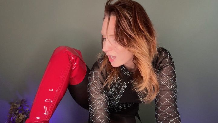 Trampling and Pegging a Boot Worshipper