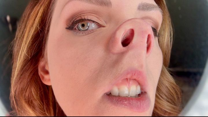 Beautiful Face Distortion and Pignose