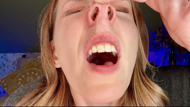 Messy Piggy Sneezes in 4K