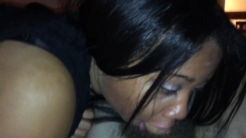 Gagging on step-Daddy's BWC