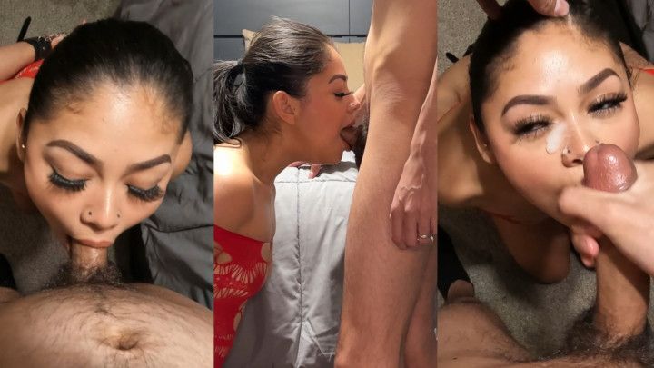 Handcuffed Deepthroat Bj Facial